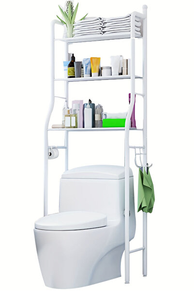 Generic 3-Tier Storage Shelf Bathroom Organizer Rack Over Toilet Bathroom Spa...