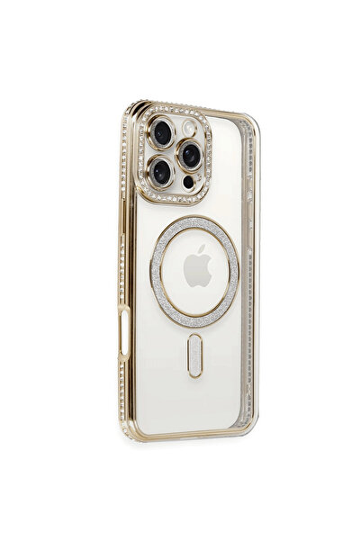 eco port حافظة آيفون 16 برو جوكيه سيلفر ماجنيتي سيف - ذهبي