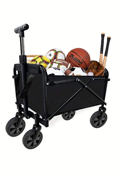 Generic Portable Camping Cart Outdoor Camp Trailer Foldable Picnic Cart Outin...