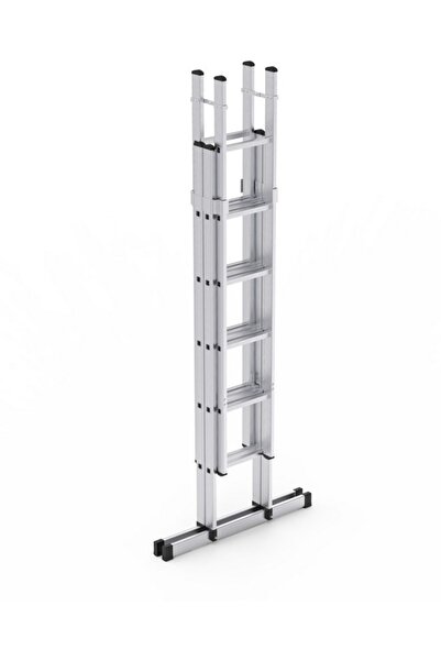 ATM 2*4=8+2=10 MT 80X25 ÇİFT SÜRGÜLÜ MERDİVEN