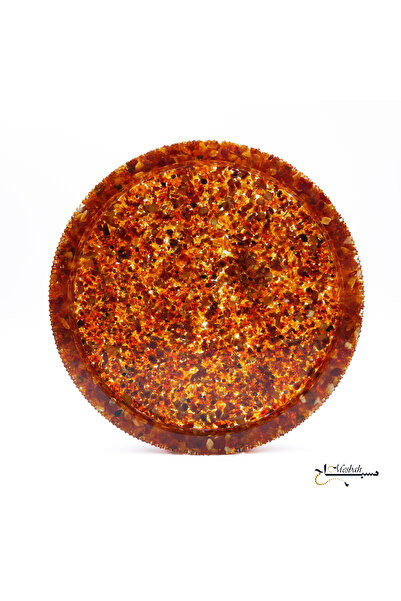 Generic Handmade Natural Amber Decorative Plate