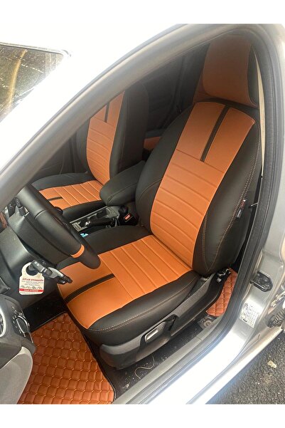 AKINCI غطاء مقعد السيارة الخلفي لفورد فوكس 2، قطعتين مع مسند ذراع خلفي - غطاء...