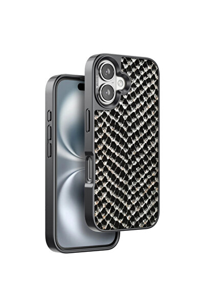 eco port غطاء آيفون 16 فايبر - أسود