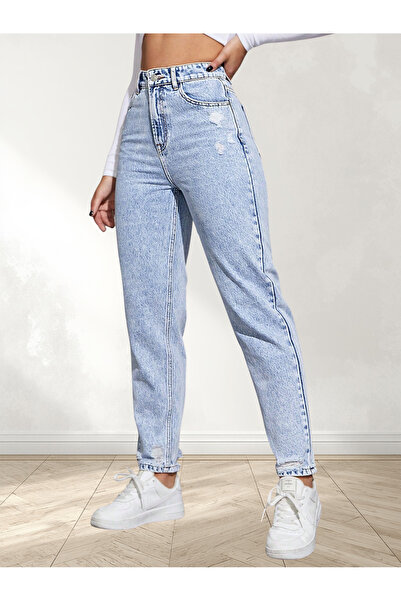 Noxter Women's Yırpratmalı Jean Pants