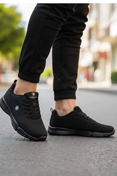 lumberjack Erkek Siyah Spor Ayakkabı - Günlük Yürüyüş ve Koşu Sneaker