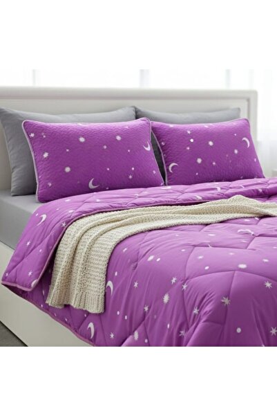 Pucioasa Promo set double bed quilt 200x215cm + 2 gift pillows, Pucioasa, pur...