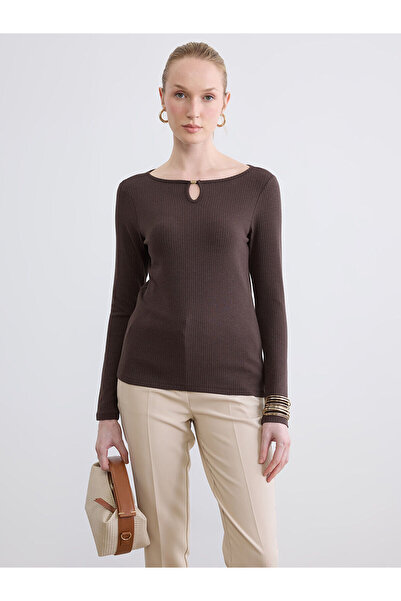 LC Waikiki Nevavm Oval Neck Women's Bodysuit