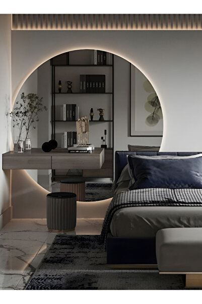 Taimi Extra Large Makeup Mirror 100x100 cm, LED Lighted Vanity Mirror for a M...