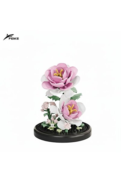 FEIKE Building Blocks Set - Pink Roses