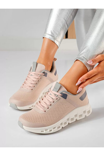 Zaira Women's pink textile sneakers Freya #19327 - 40