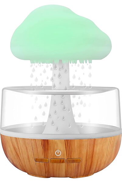 Biki فواحة ترطيب الجو على شكل سحابة مع 7 أضواء LED – موزع رذاذ فعال