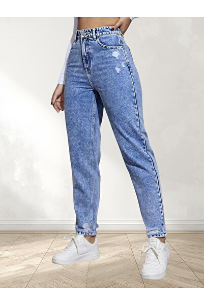 Noxter Women's Yırpratmalı Jean Pants
