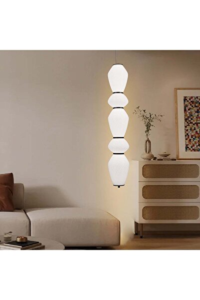 ALC-Shop LED Pendant Chandelier with Remote Control 78W, Adjustable Height, W...