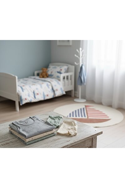 GMN COLLECTION ERKEK ÇOCUK 3'LÜ RİBANA ATLET BOXER TAKIMI