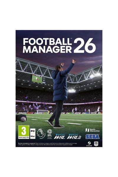SEGA Football Manager 26 PC Oyun (Kutulu Dijital Kod) FM 2026