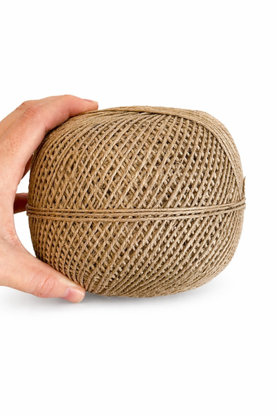 MEDİTA Hairless Jute Rope Straw Rope Large Size Thin Long Form (Ideal for Gra...