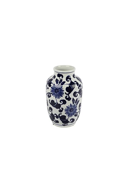 Mikasa Moor Blue Blanc Vase 17X26Cm