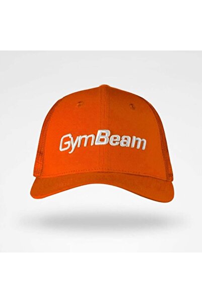 GymBeam Șapcă cu panou de plasă portocalie