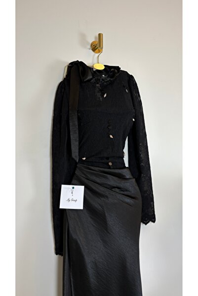 MYGROUP black evening dress