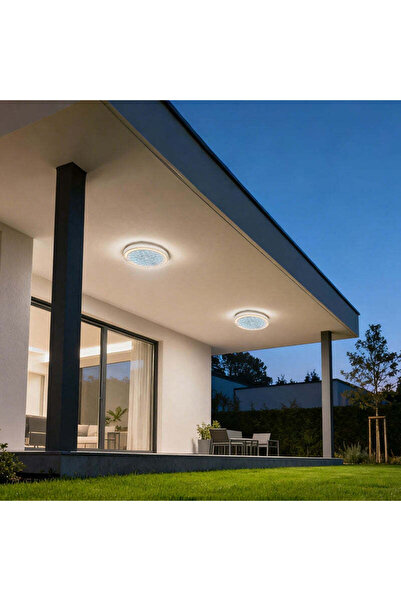 ALC-Shop Aplicație LED de exterior AX315/218WH, 12W, IP65, Alb, Metal