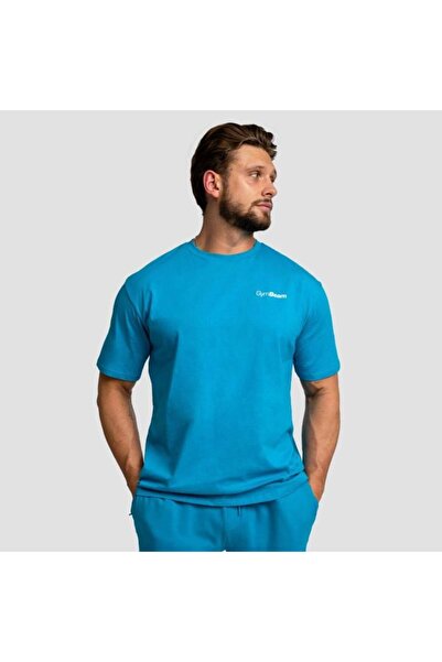 GymBeam Tricou Limitless Oversized Aquamarin