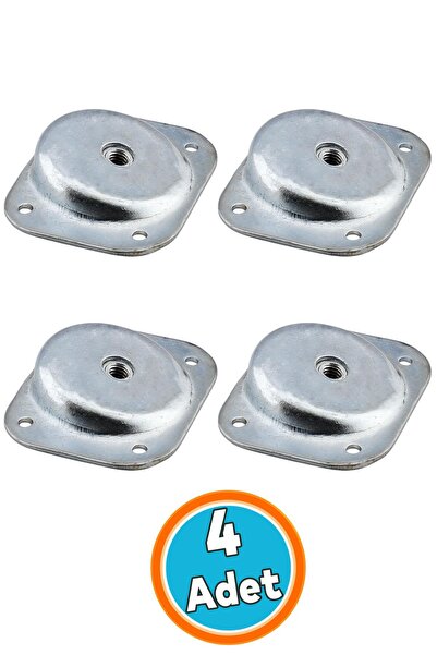 NZB Montaj Aparatı Açılı Metal 4'lü Set Mobilya Ayak Bağlantı Aparatı M8 Civa...