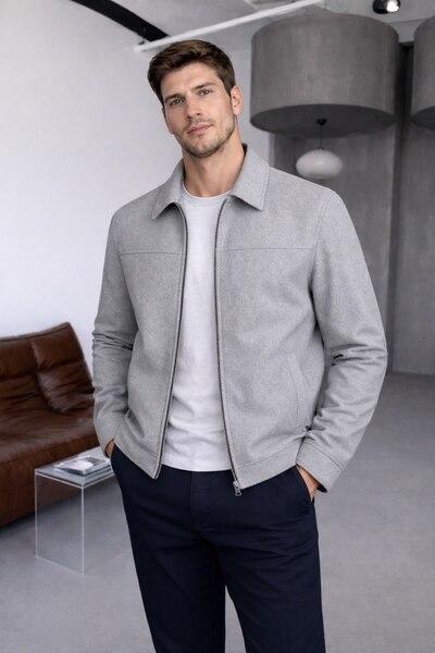 BASEL.CO Old Money Thick Fabric Non-Pilling Basic Cashmere Jacket