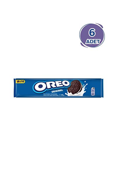 Oreo Bisküvi Klasik 95gr - 6 Paket
