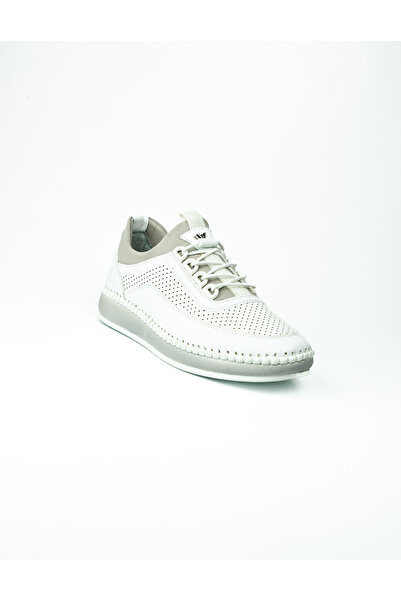 Voyager Z092 White Leather Casual Women's Shoes