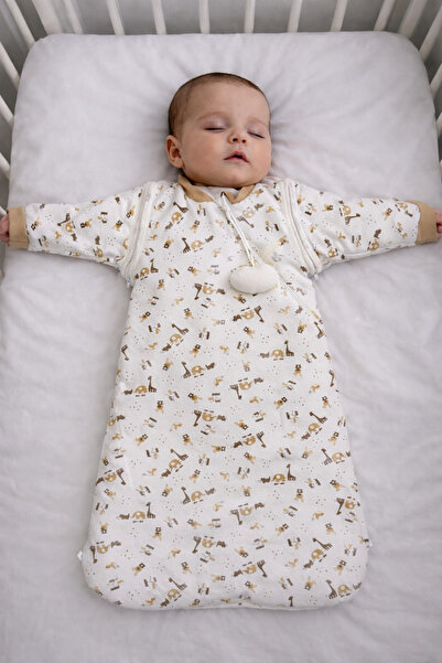 Babyhola Baby Swaddle with Removable Sleeves 2.5 Tog Filled Sleeping Bag Swad...
