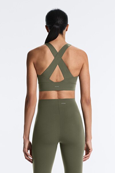 Oysho Light Touch çapraz sırt orta destekli sütyen