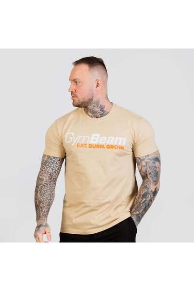GymBeam Grow T-shirt Sand