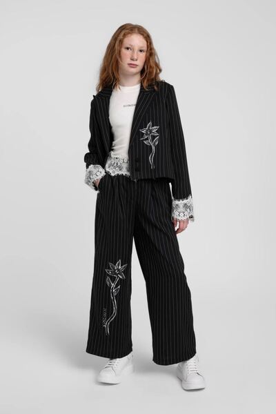 HAUSEkids طقم من 3 قطع للفتيات من نيشانتاشي سوفت - أسود - للأعمار من 10 إلى 1...