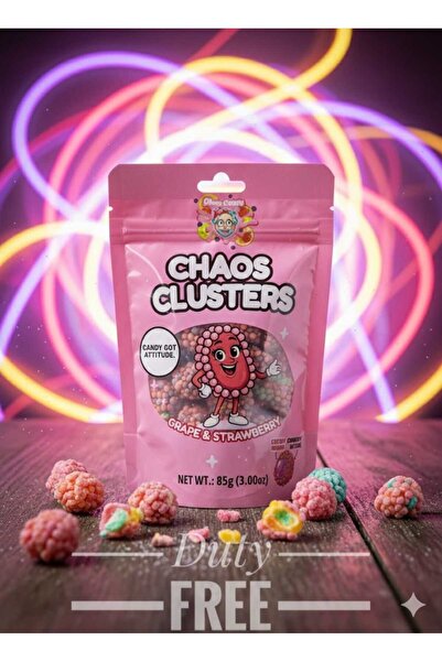 Chaos Clusters Grape & Strawberry candy 85 gr