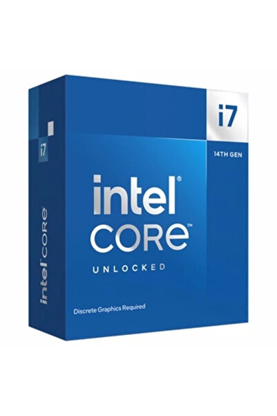 Intel Core i7-14700KF 20C 2.5GHz 33MB 1700P Kutulu Fansız İşlemci