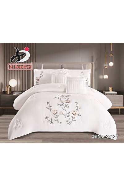 xi Duo Duo Summer embroidered double bedsheet set, 8 pieces. Cover size: 240*...