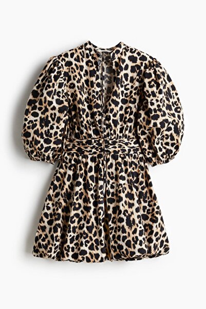 H&M Balon Etekli Elbise