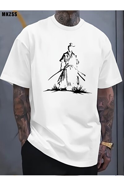 ship master تي شيرت للجنسين كبير الحجم مصنوع من القطن بنسبة 100% - تصميم بسيط...