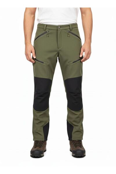 NOBLE Double Playoff Outdoor Green Softshell Pantolon