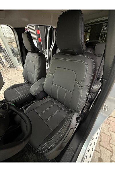 AKINCI غطاء مقعد السيارة متوافق مع رينو كانجو 2024-2025 - غطاء مقعد السيارة