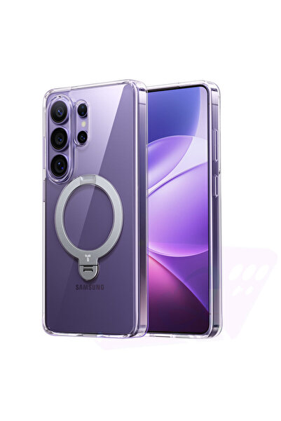 TORRAS Carcasă Samsung Galaxy S26 Ultra seria Ostand Spin, transparentă