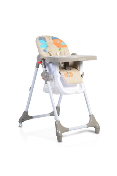 Cangaroo Children's high chair 6–36 months Kimchi Khaki height-adjustable rec...