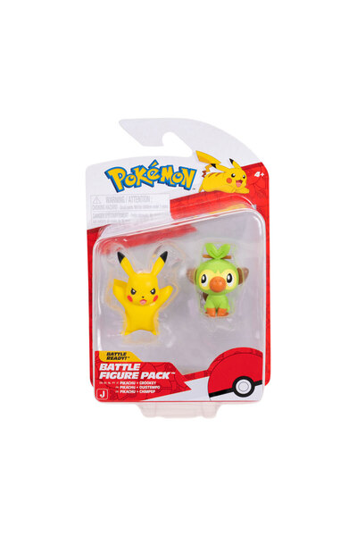 Pokemon Battle 2'li Figür Seti Pikachu ve Grookey PKW4075