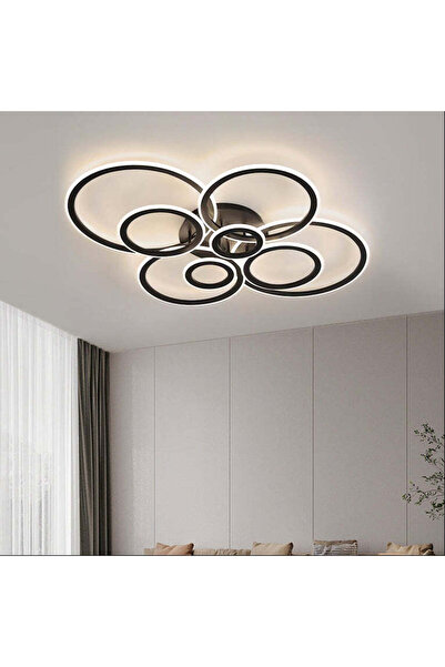 Alessandro DESIGN LED Chandelier with Remote Control BETTY 130W, 8 Circles, C...