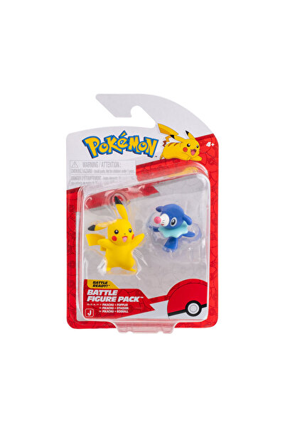 Pokemon Battle 2'li Figür Seti Pikachu ve Popplio PKW4074