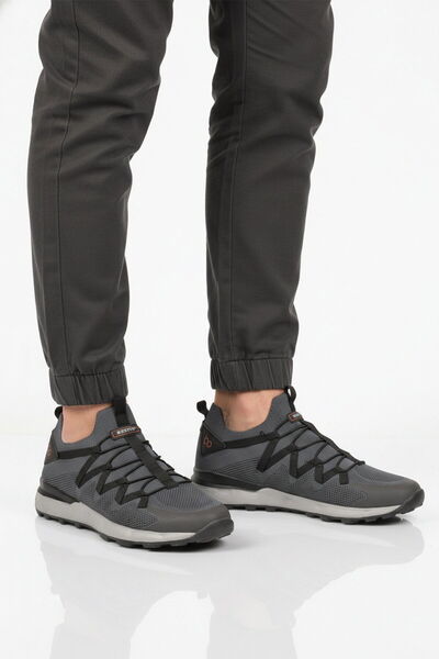 WALKWAY Smoked Mesh Lightweight Flexible Lace-Up Men's Sports Shoes Bst-650 m