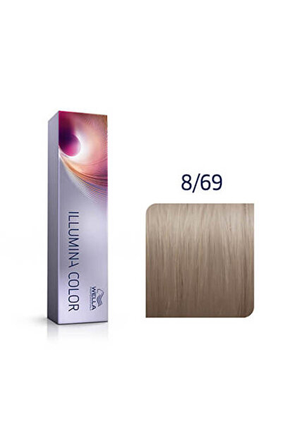 Wella Professionals Illumina Color 8/69 - blond deschis perlat violet, 60ml