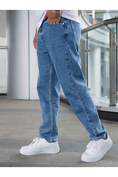 oraystore Men's Comfortable Fit Ankle-Length Trousers Jean