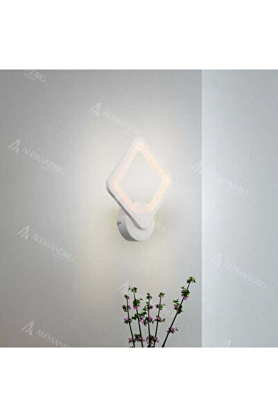 Alessandro DESIGN LED стенна лампа Akila, 12W, бяла, студена/топла/неутрална ...