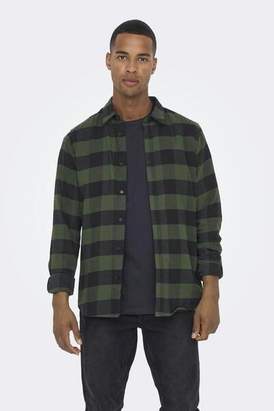 Only & Sons 22007112 Cămașă bărbați verde